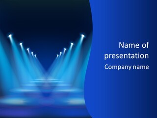 Night Energy Concert PowerPoint Template