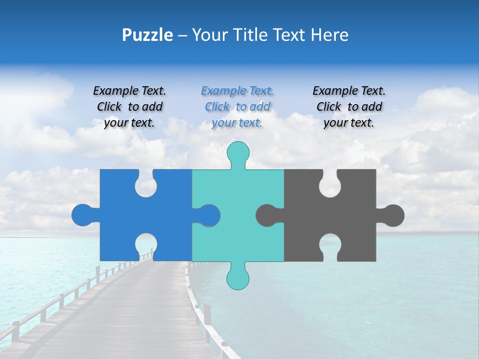 Tropical Tranquility Island PowerPoint Template