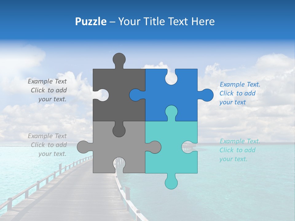 Tropical Tranquility Island PowerPoint Template