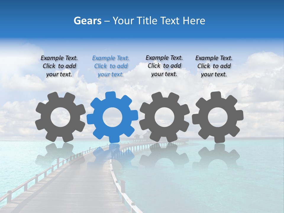 Tropical Tranquility Island PowerPoint Template