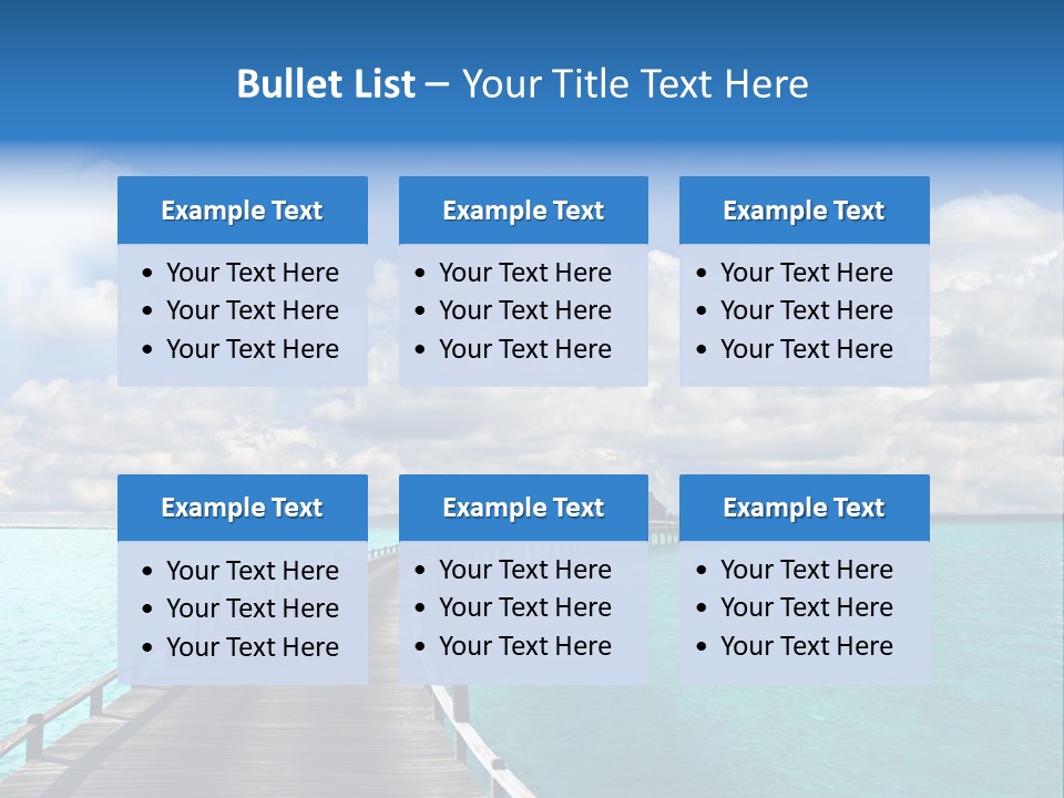 Tropical Tranquility Island PowerPoint Template