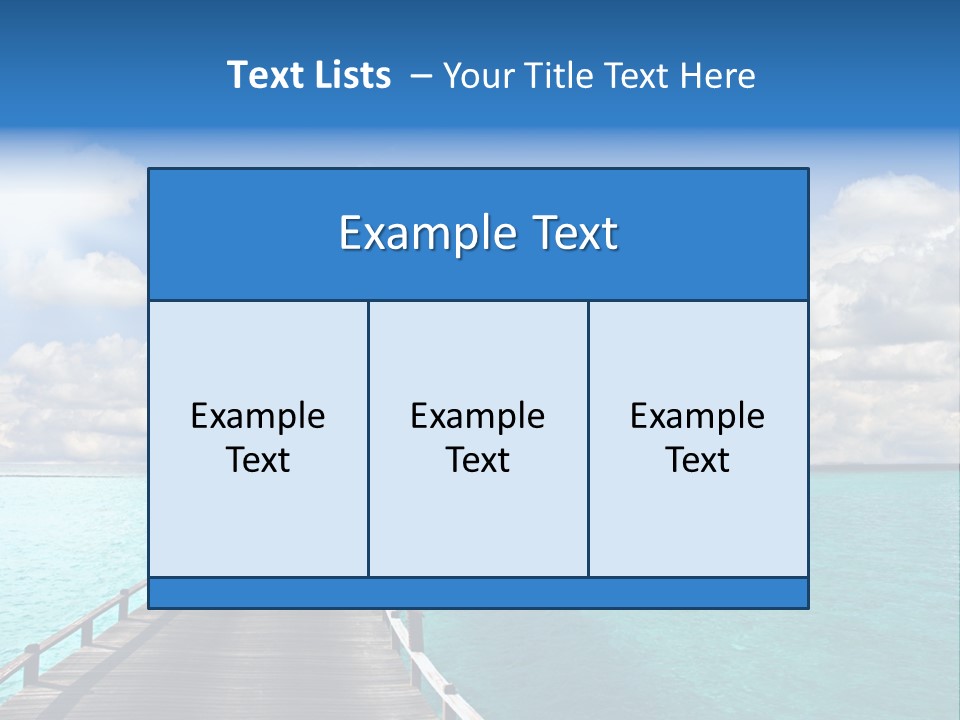 Tropical Tranquility Island PowerPoint Template