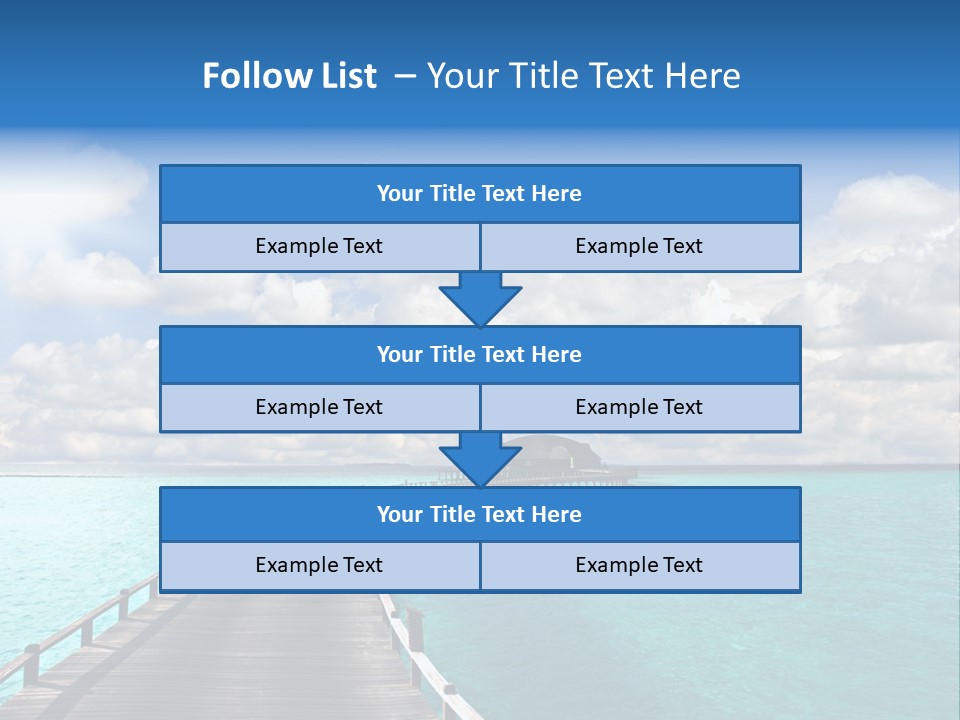 Tropical Tranquility Island PowerPoint Template