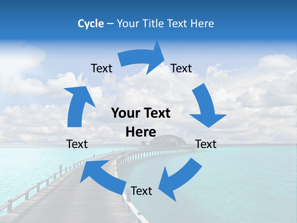 Tropical Tranquility Island PowerPoint Template