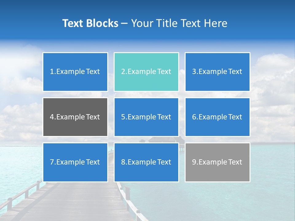 Tropical Tranquility Island PowerPoint Template