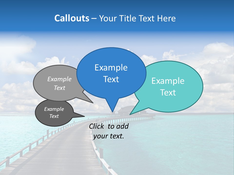 Tropical Tranquility Island PowerPoint Template