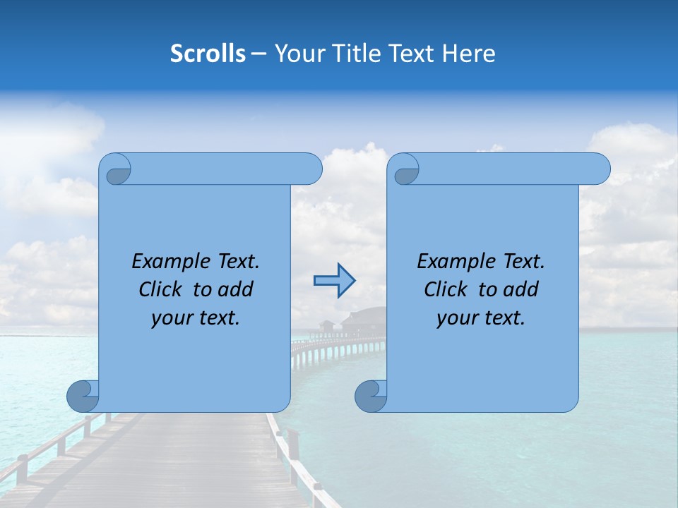 Tropical Tranquility Island PowerPoint Template