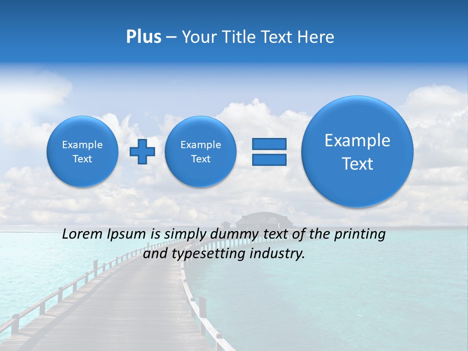 Tropical Tranquility Island PowerPoint Template