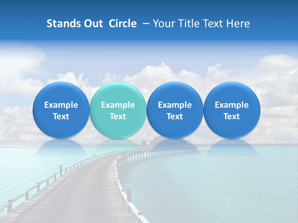 Tropical Tranquility Island PowerPoint Template