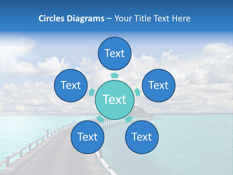 Tropical Tranquility Island PowerPoint Template