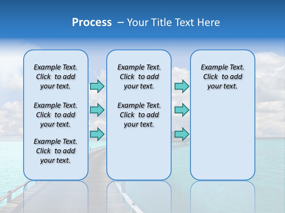 Tropical Tranquility Island PowerPoint Template