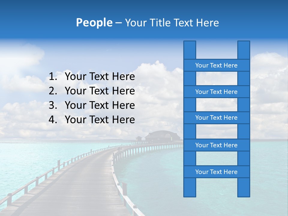 Tropical Tranquility Island PowerPoint Template