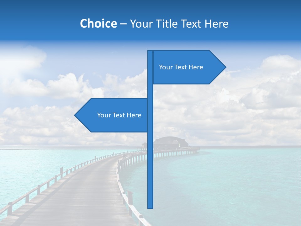 Tropical Tranquility Island PowerPoint Template