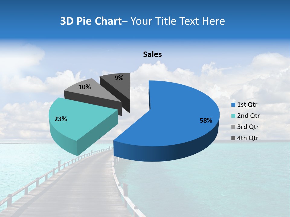 Tropical Tranquility Island PowerPoint Template