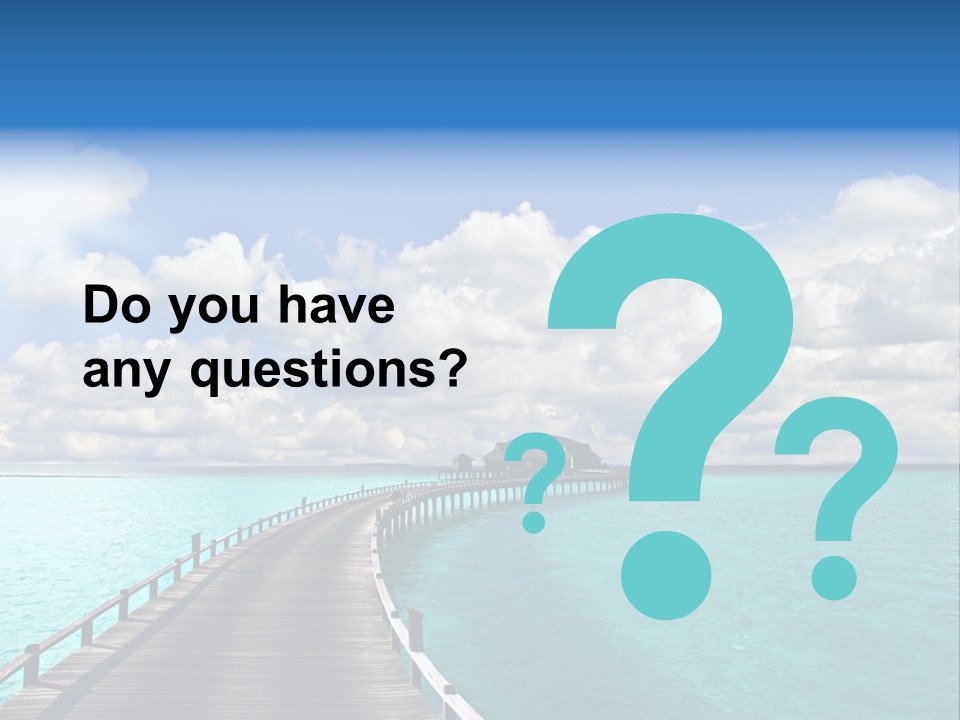 Tropical Tranquility Island PowerPoint Template