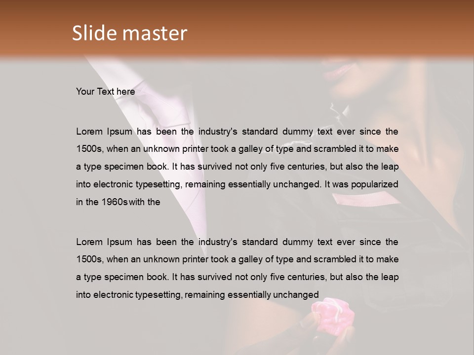 Tropical Sea Old PowerPoint Template