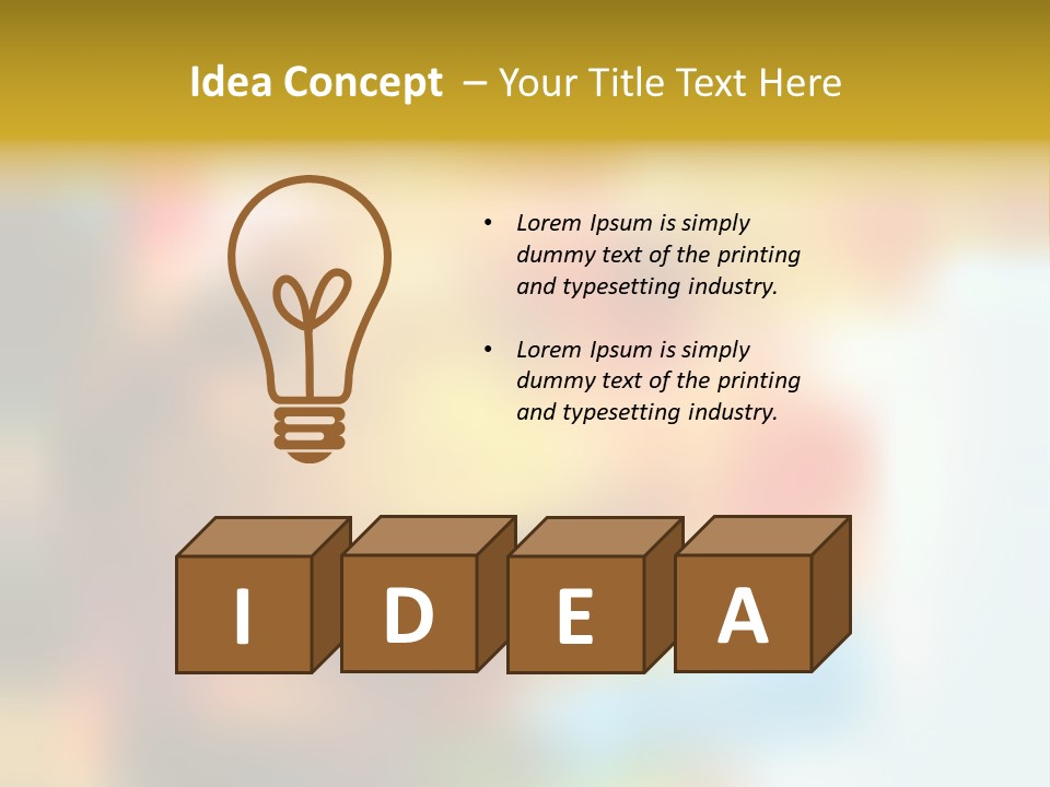 Background Abstract Composition PowerPoint Template