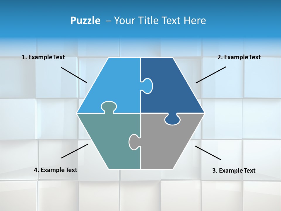 Tower Template Blue PowerPoint Template