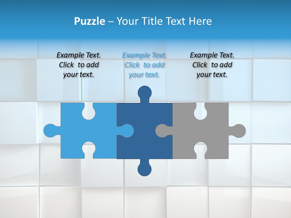 Tower Template Blue PowerPoint Template