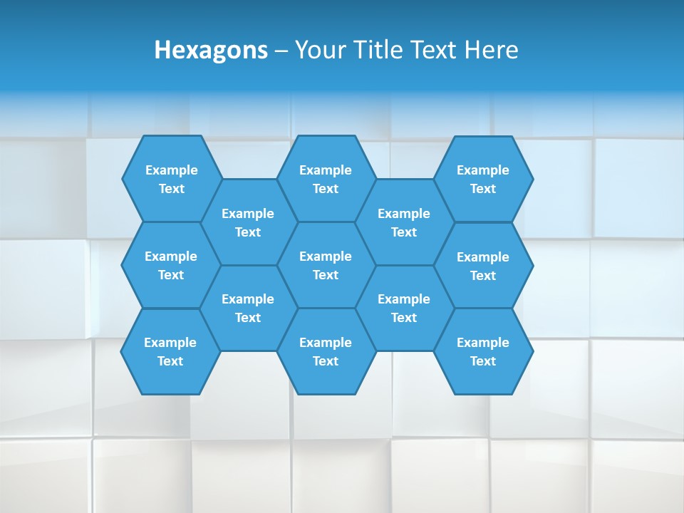 Tower Template Blue PowerPoint Template