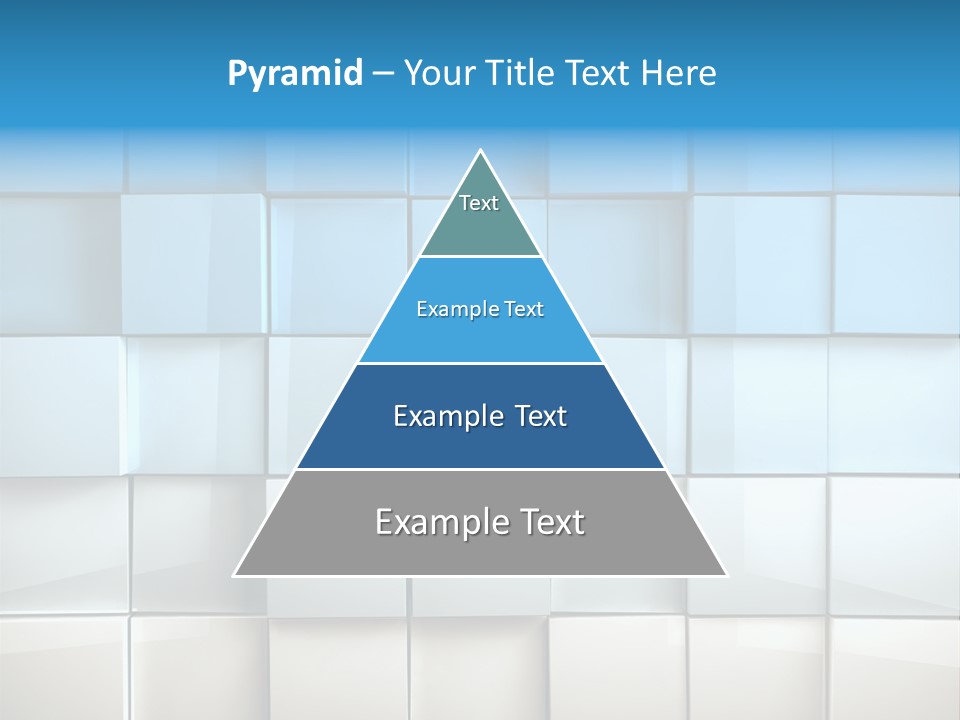 Tower Template Blue PowerPoint Template