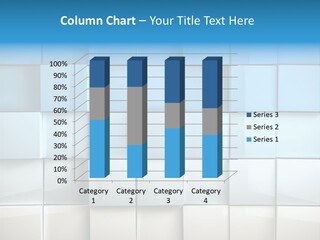 Tower Template Blue PowerPoint Template