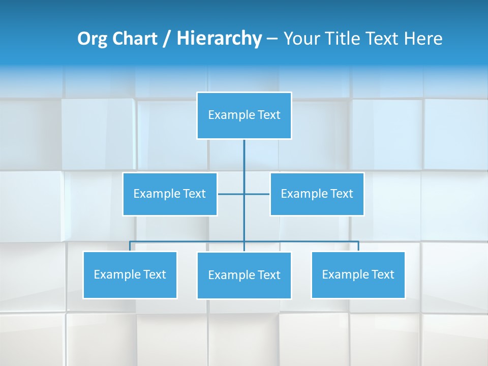 Tower Template Blue PowerPoint Template