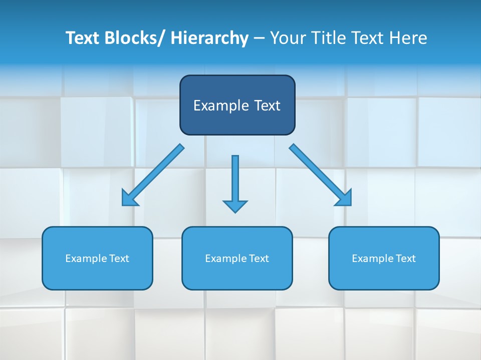 Tower Template Blue PowerPoint Template