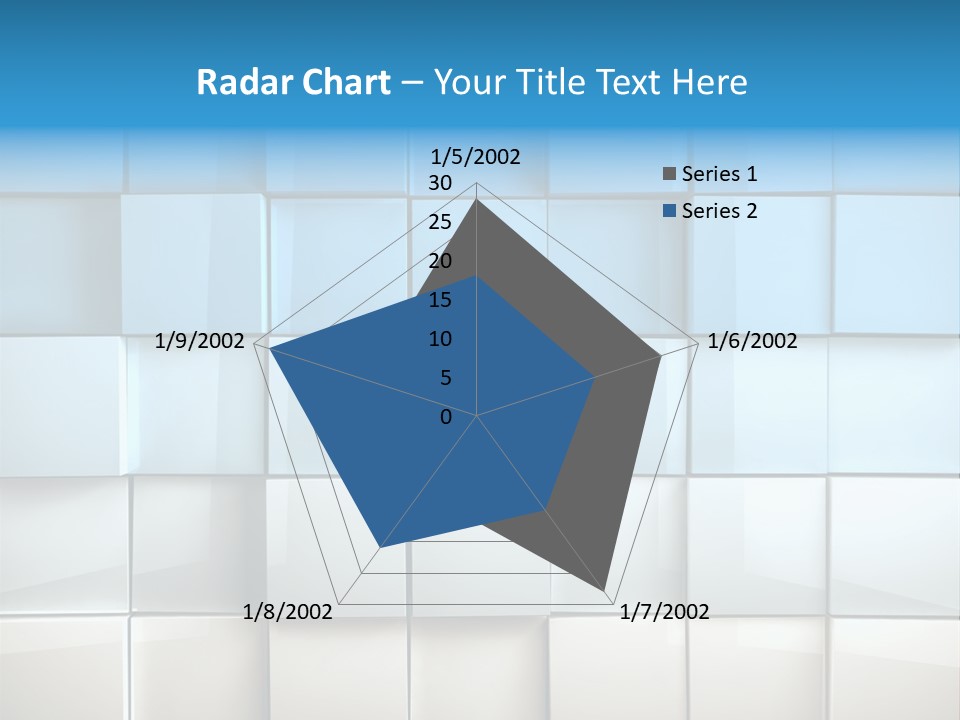 Tower Template Blue PowerPoint Template