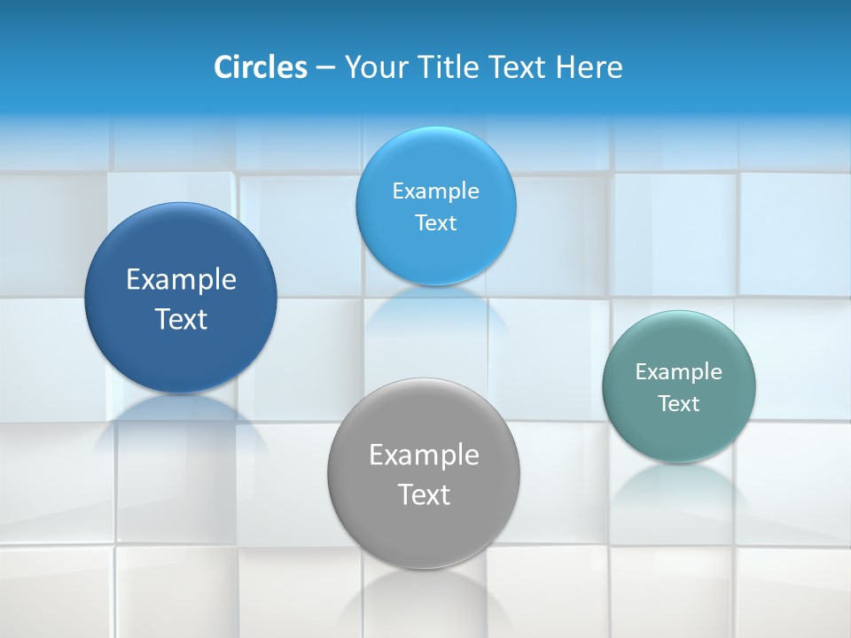 Tower Template Blue PowerPoint Template