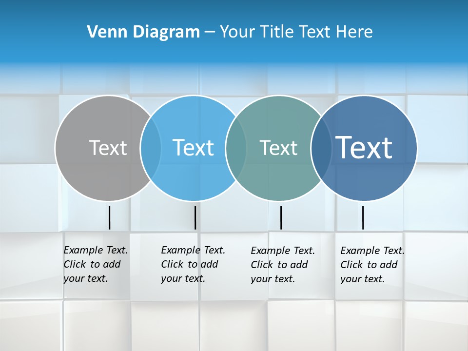 Tower Template Blue PowerPoint Template