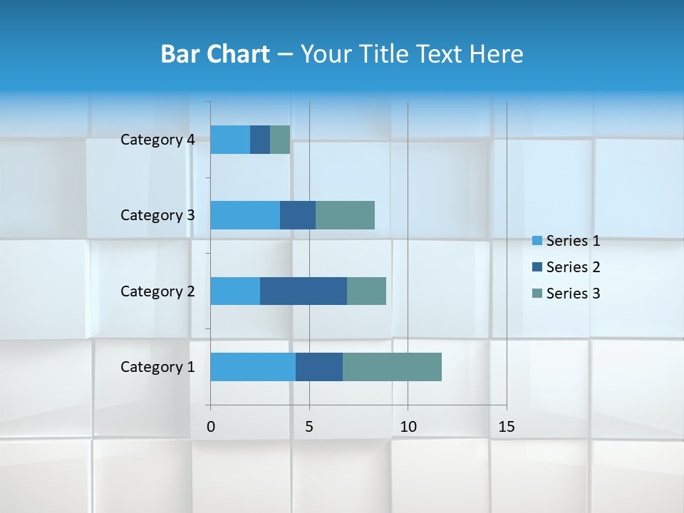 Tower Template Blue PowerPoint Template