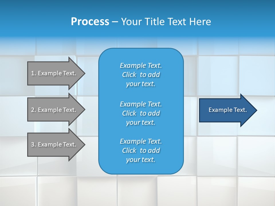 Tower Template Blue PowerPoint Template