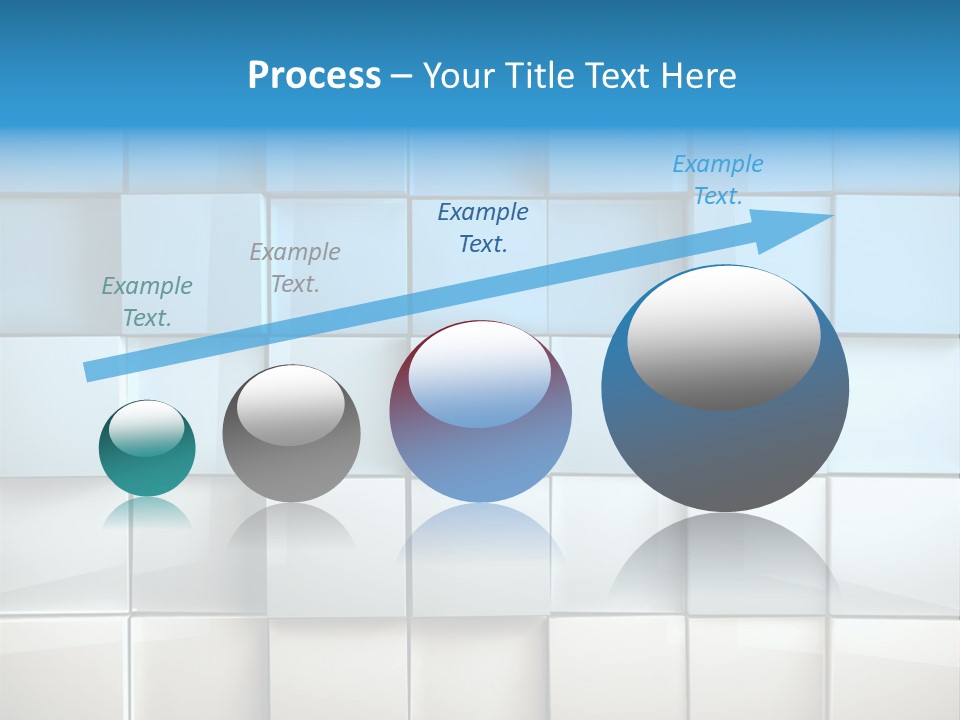 Tower Template Blue PowerPoint Template