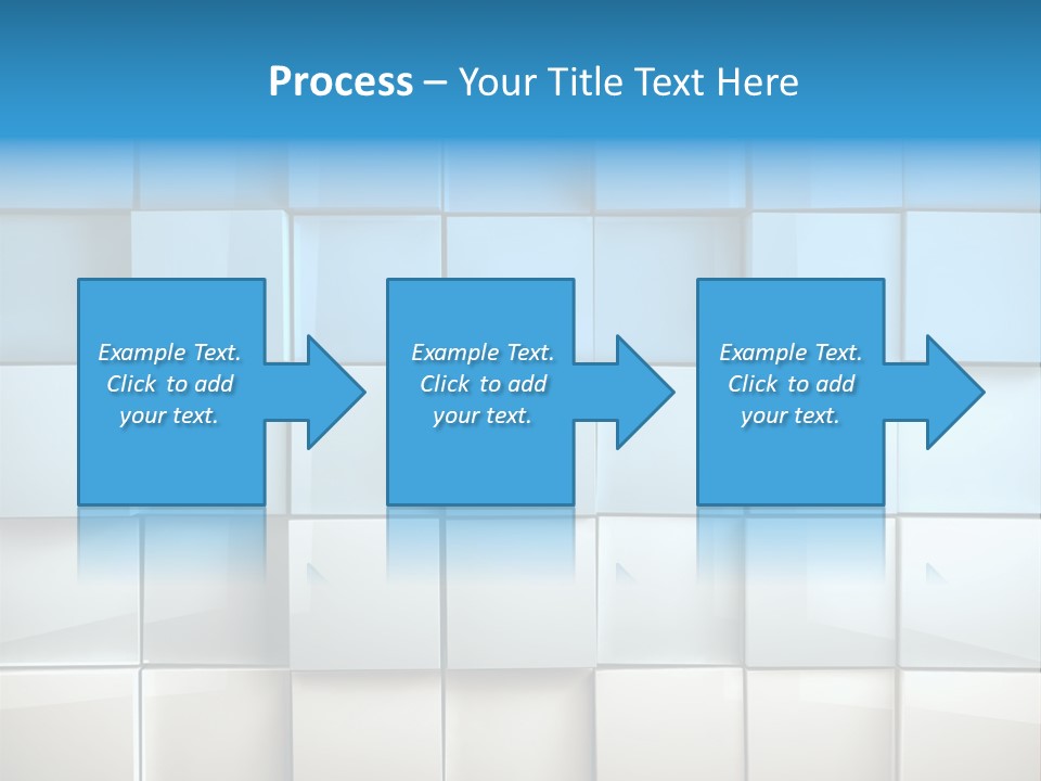 Tower Template Blue PowerPoint Template