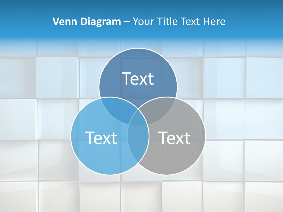 Tower Template Blue PowerPoint Template