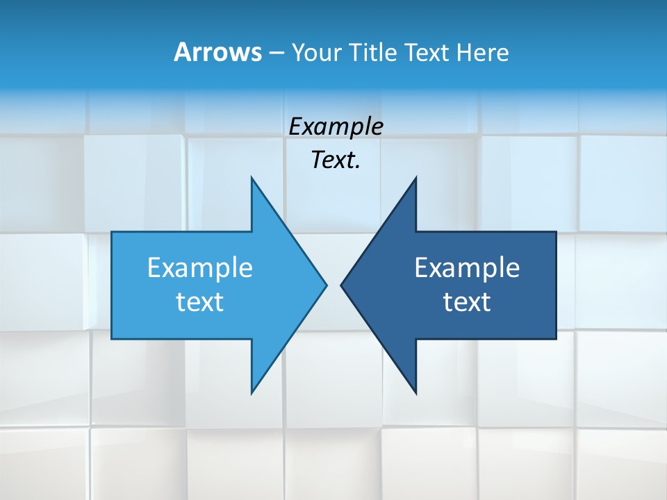 Tower Template Blue PowerPoint Template