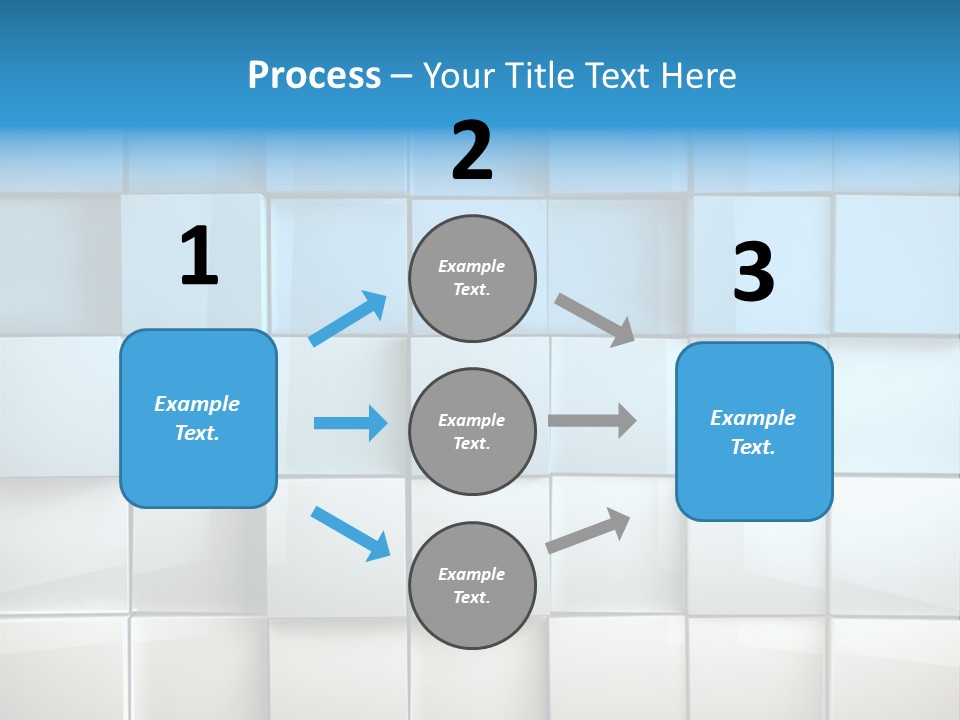 Tower Template Blue PowerPoint Template