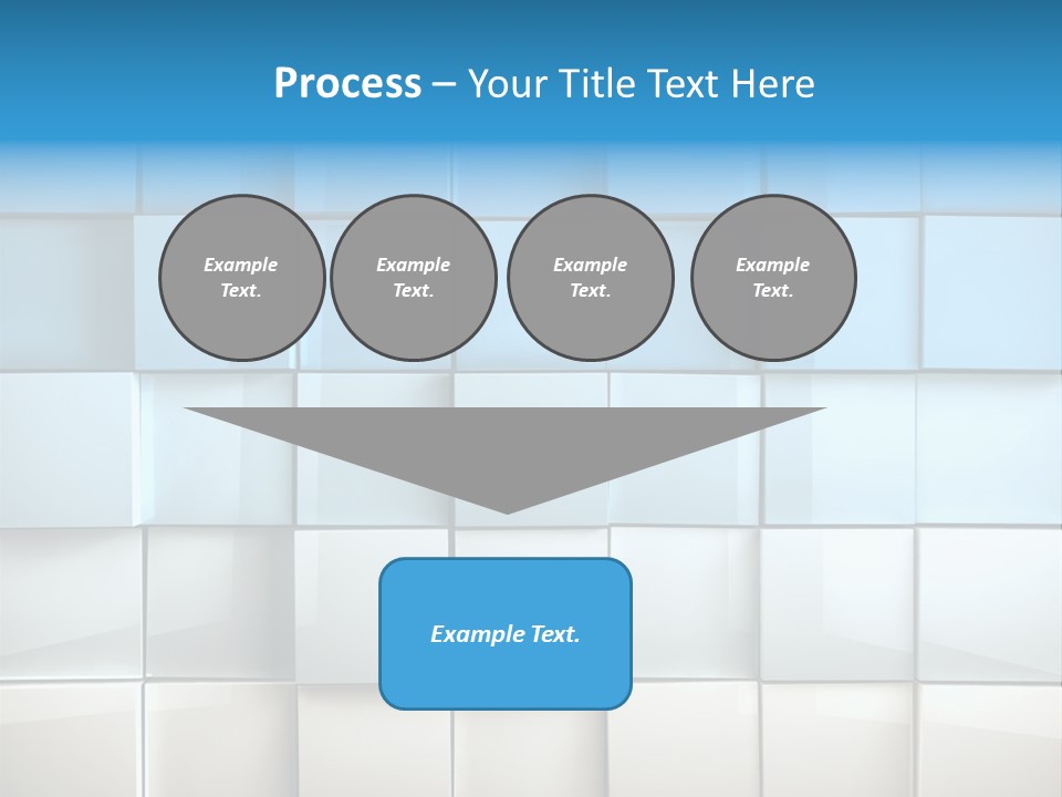 Tower Template Blue PowerPoint Template