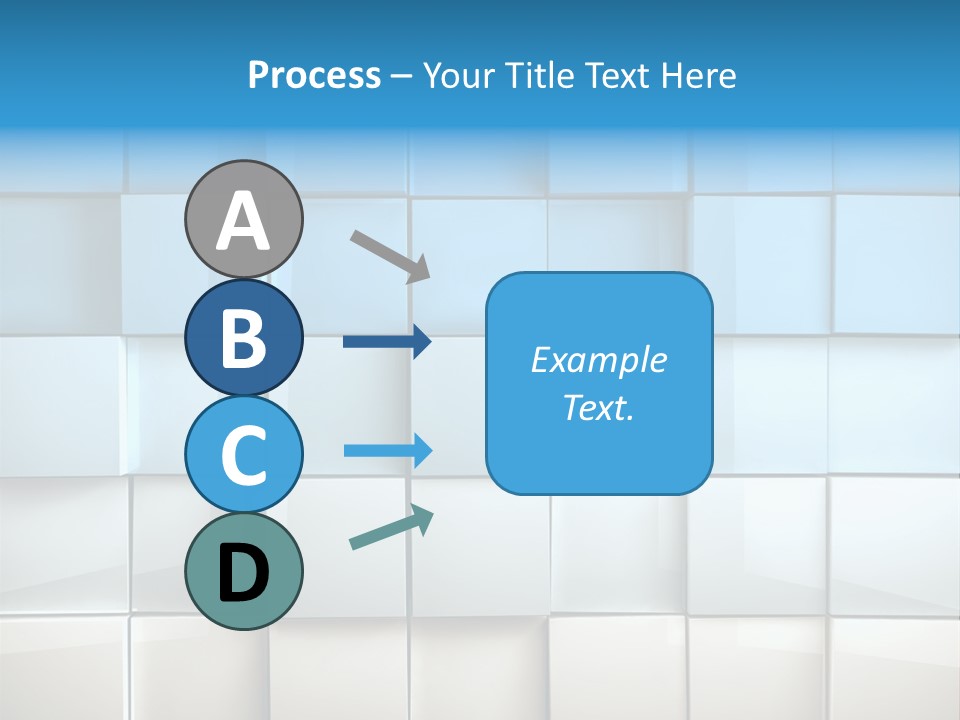 Tower Template Blue PowerPoint Template