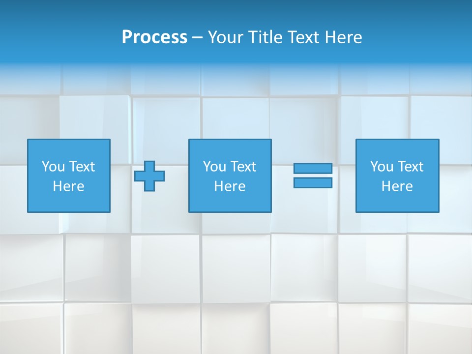 Tower Template Blue PowerPoint Template