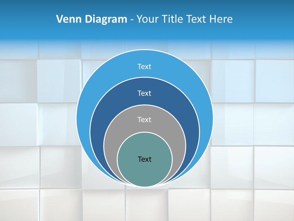 Tower Template Blue PowerPoint Template