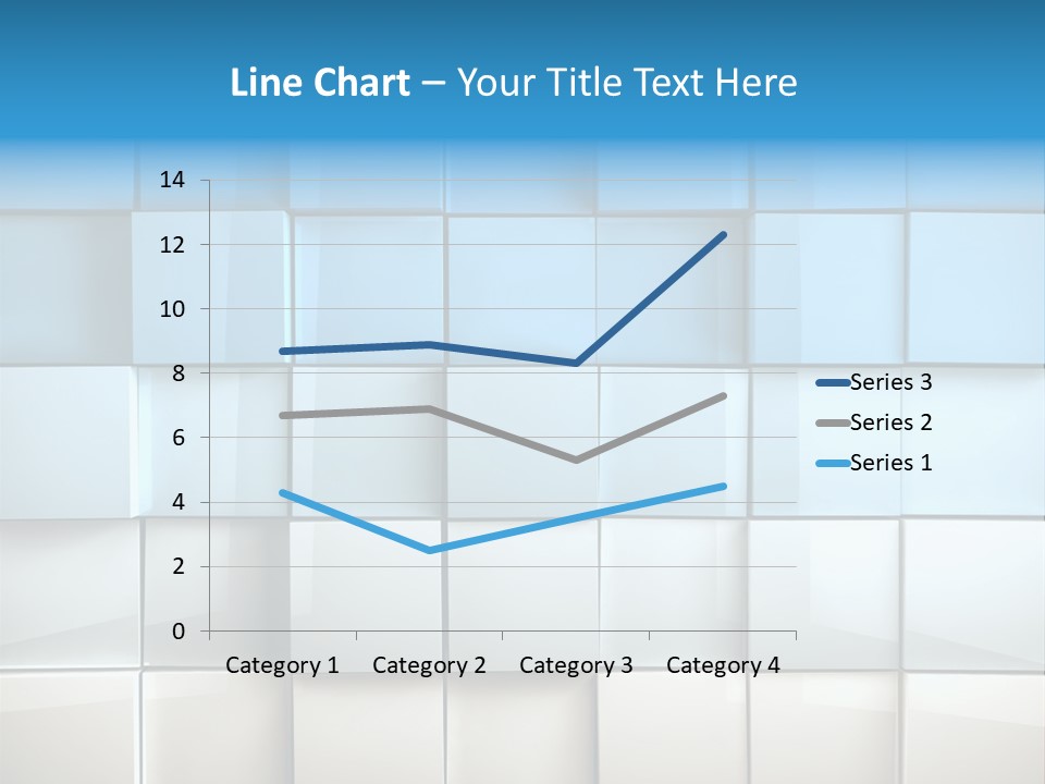 Tower Template Blue PowerPoint Template
