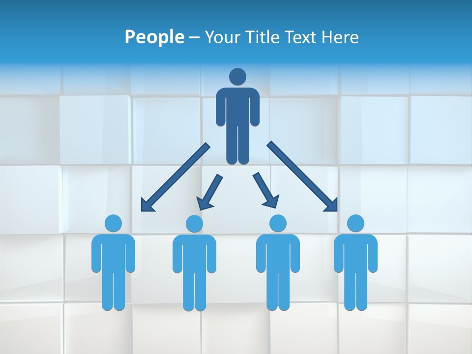 Tower Template Blue PowerPoint Template