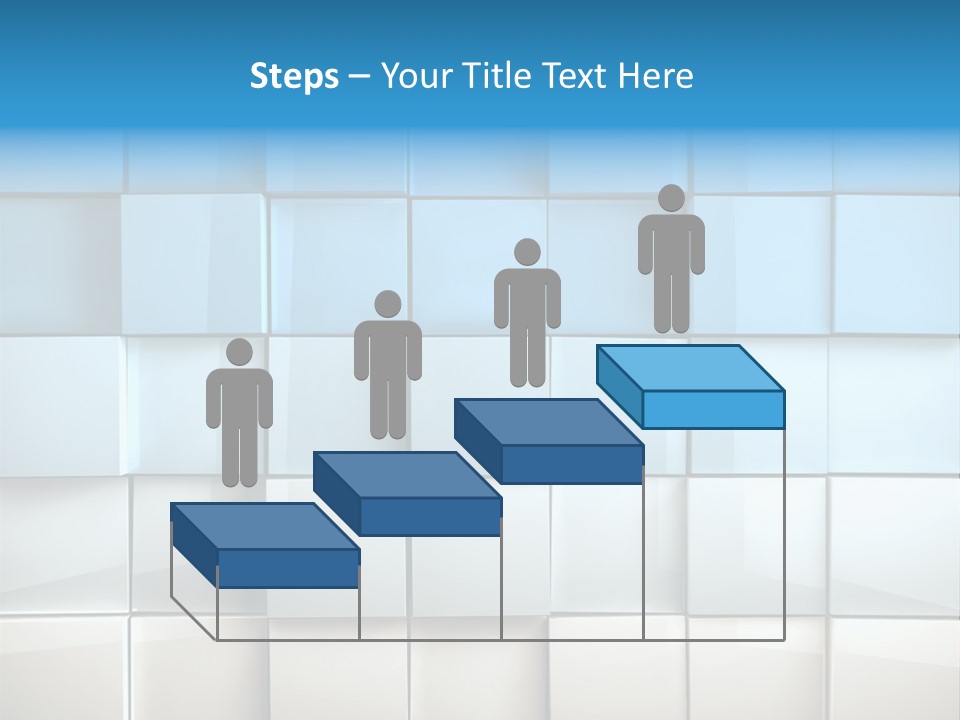 Tower Template Blue PowerPoint Template