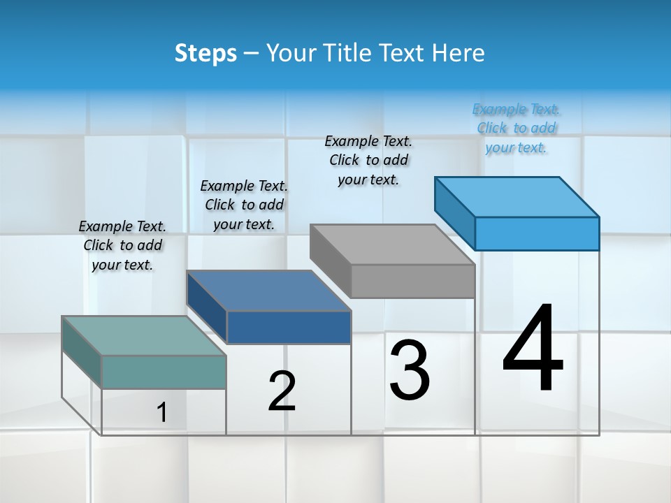 Tower Template Blue PowerPoint Template