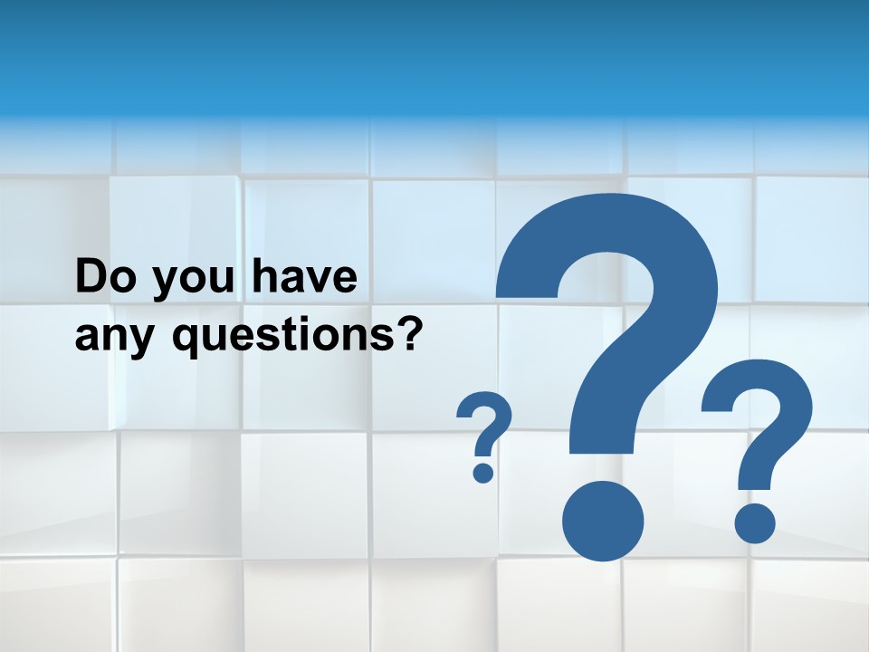 Tower Template Blue PowerPoint Template