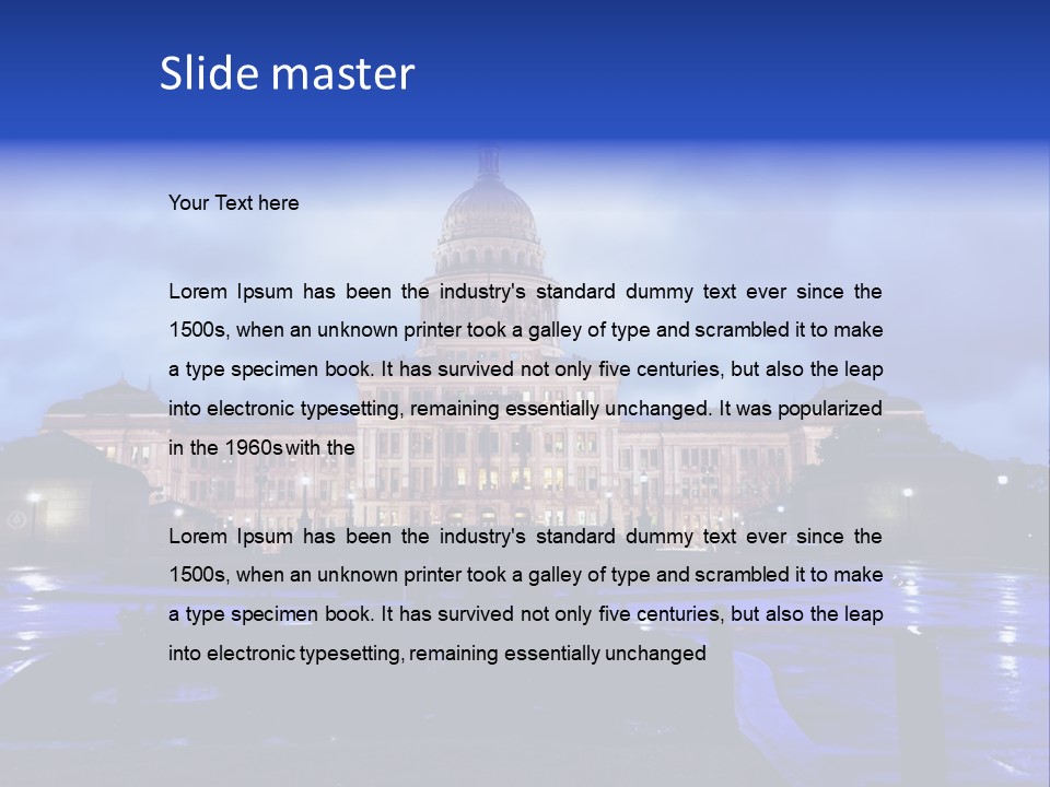 Pink Government Southwest Usa PowerPoint Template