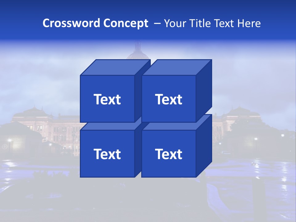 Pink Government Southwest Usa PowerPoint Template