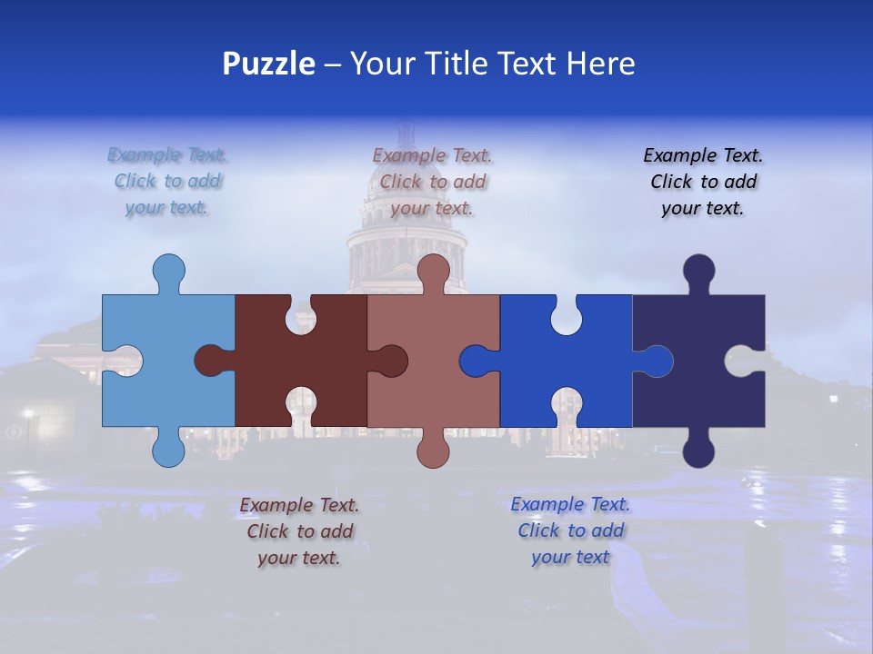 Pink Government Southwest Usa PowerPoint Template